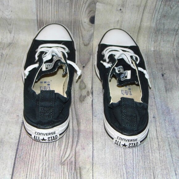CONVERSE Chuck Taylor All Star Shoreline Black Sneakers Womens Size 7 - Picture 5 of 7